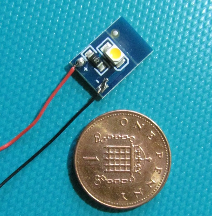 LED Model Railway Layout Lighting. 12v Pack of five LEDS