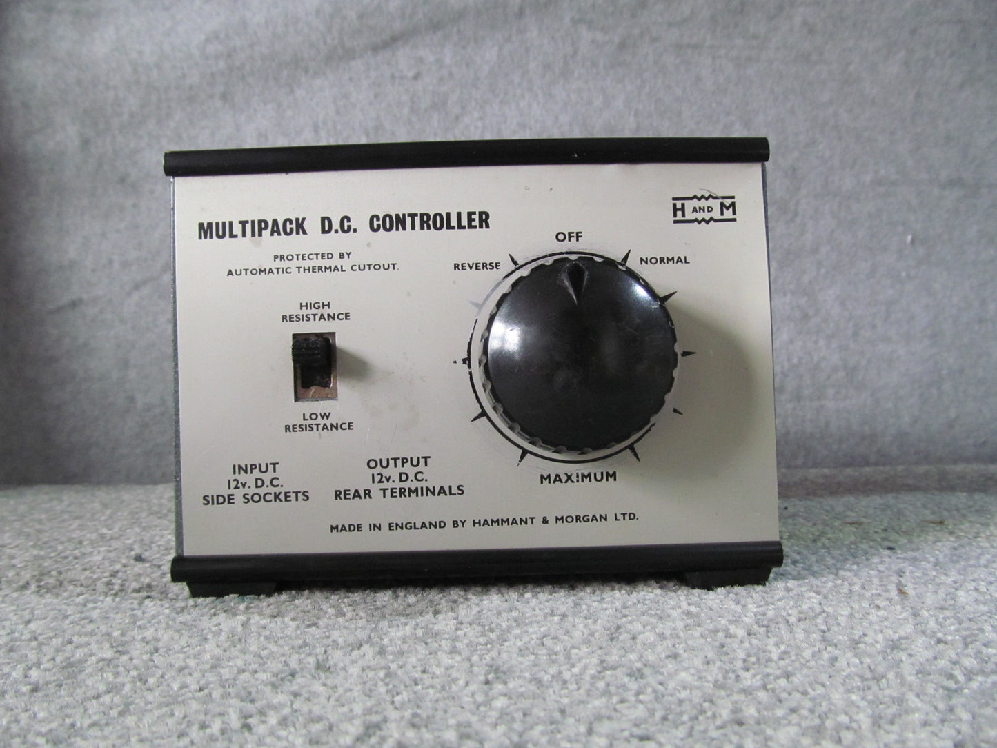 Hammant and Morgan DC Controller. Used. Average Condition.