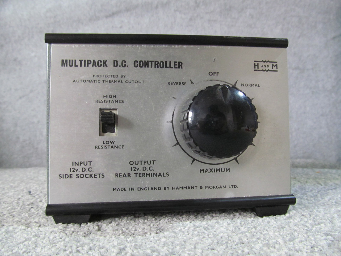 Hammant and Morgan DC Controller. Used. B-Stock Bargain