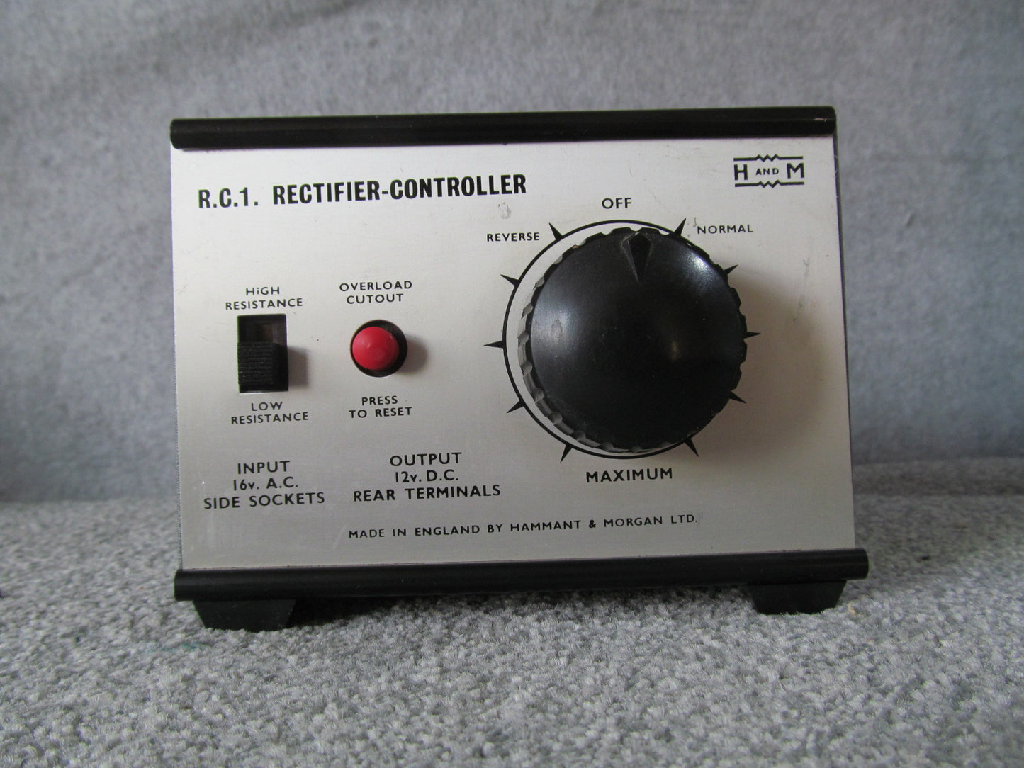 Hammant and Morgan Multipack RC1 Rectifier/Controller. Pre-owned, Tidy Condition