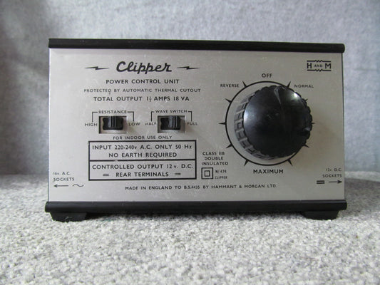 Hammant and Morgan Clipper. Single Track Controller. Pre-owned, Respectable Condition.