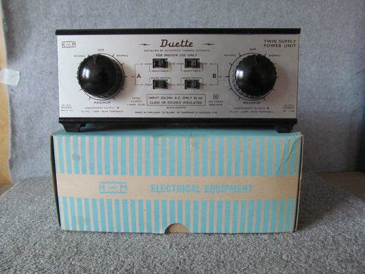 Hammant and Morgan Duette. Pre-owned. Lovely Two Track Controller. Boxed