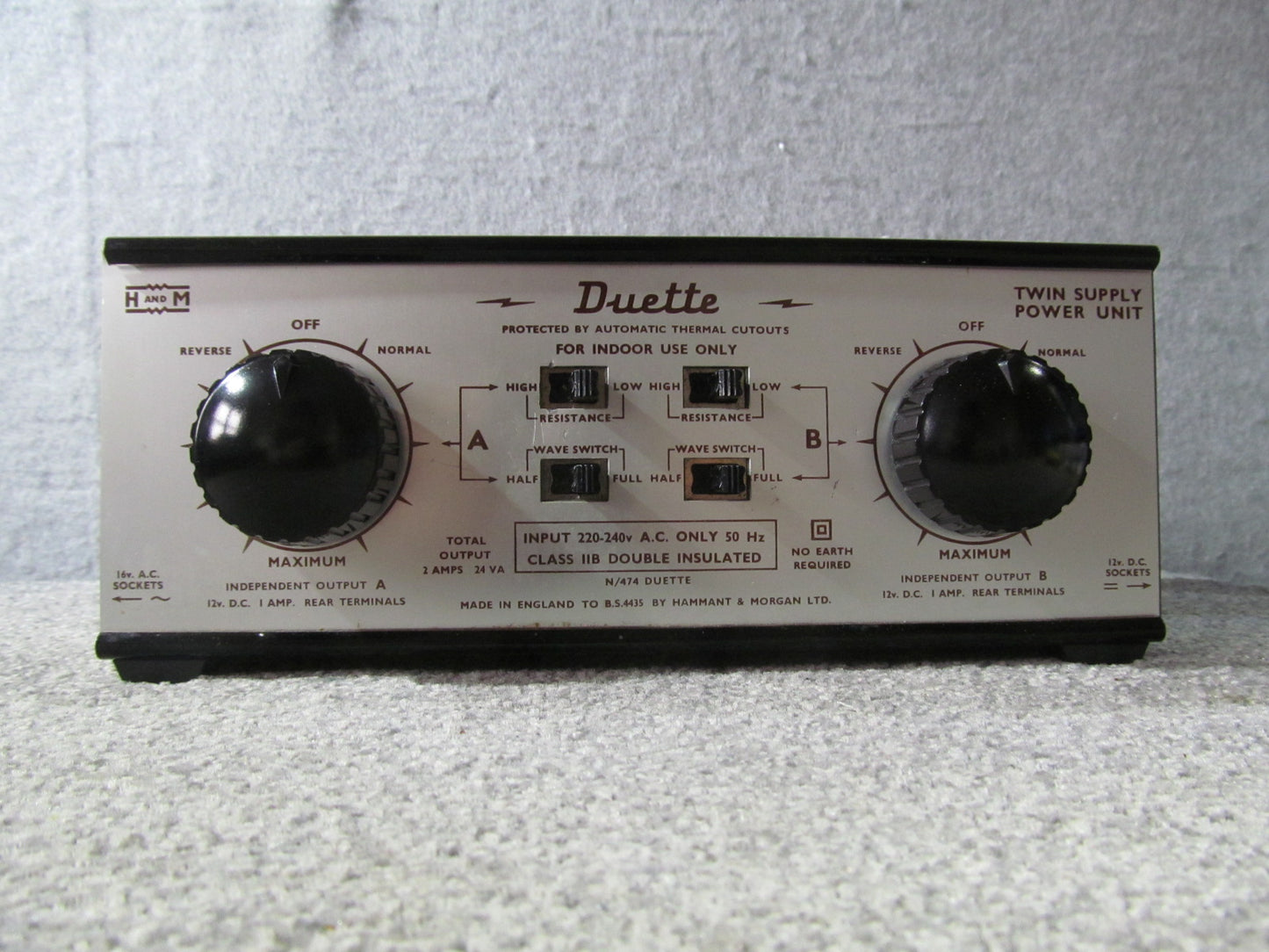 Hammant and Morgan Duette. Pre-owned. Great Condition. Boxed. Tested and Guaranteed