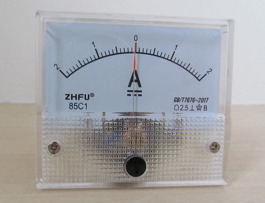 Ammeter Analogue . 2A Range: Bi-directional