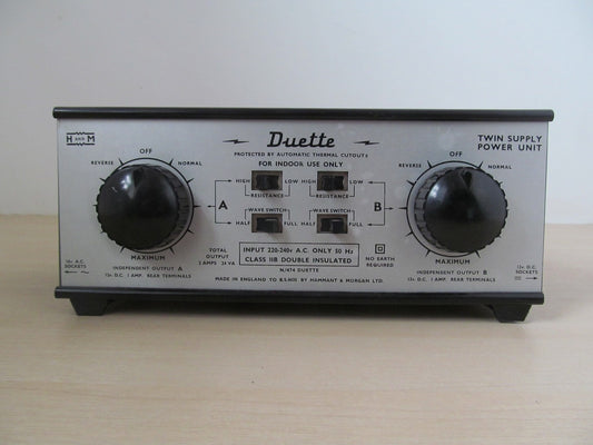 Hammant and Morgan Duette. 2 Track Controller. Used - B Stock. Fully Tested and Guaranteed.