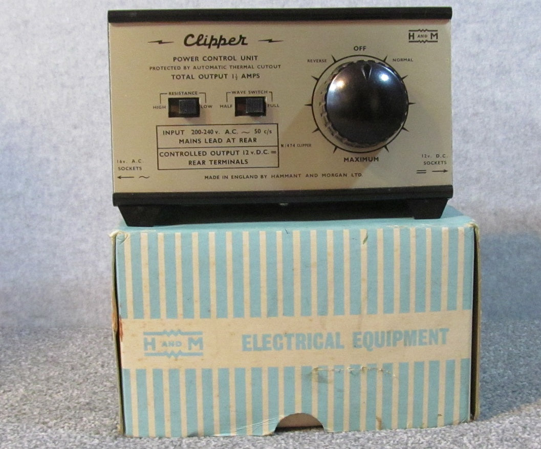 Hammant and Morgan Clipper. Single track controller. Pre-owned, Boxed, Lovely Condition.