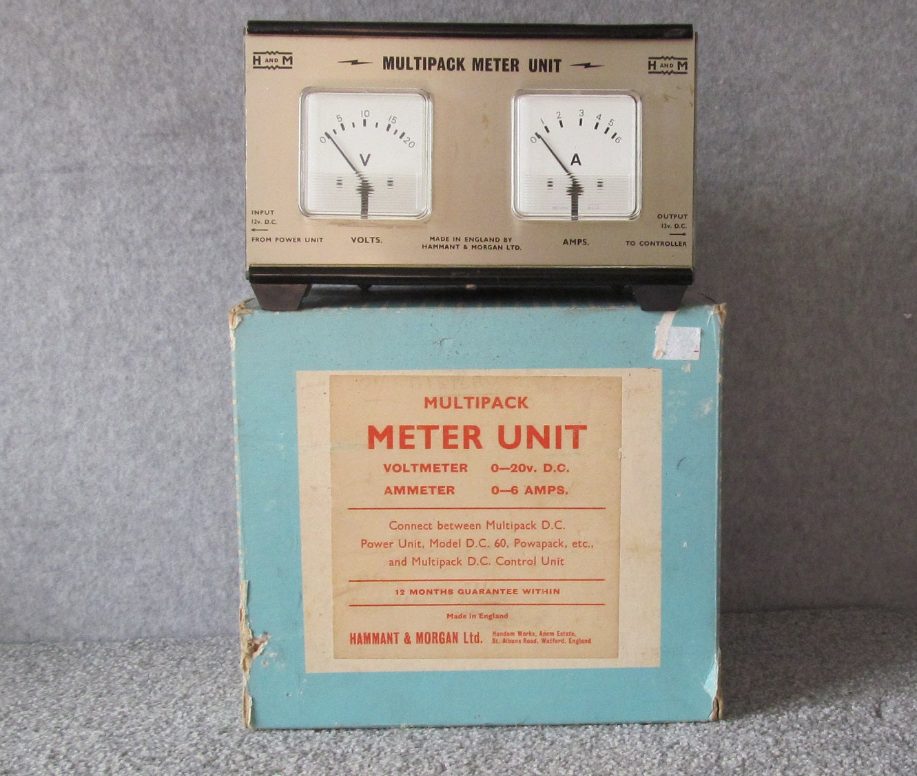 Hammant and Morgan Meter Unit. Pre-owned boxed. Fully Functioning.