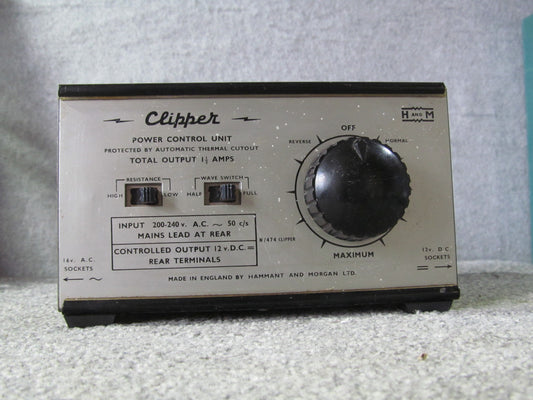 Hammant and Morgan Clipper. Single Track Controller. Pre-owned, Used Condition.