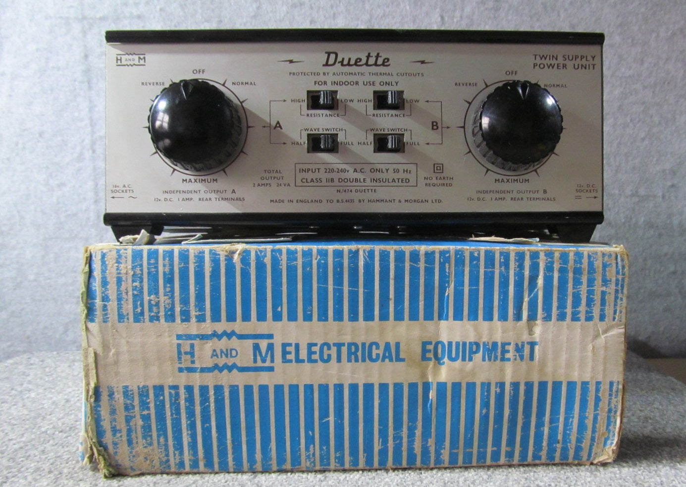 Hammant and Morgan Duette. Used, In Nice Condition. Fully Tested and Guaranteed