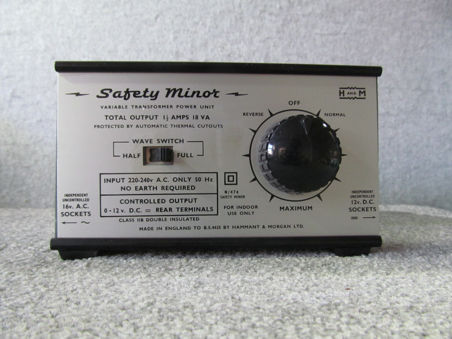 Hammant and Morgan Safety Minor. Pre-owned. Fully Functioning and Guaranteed.