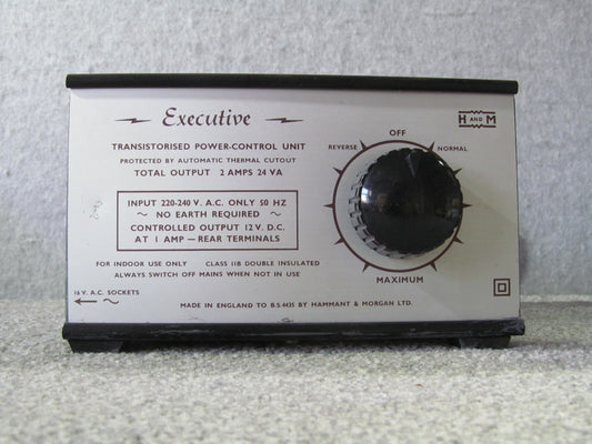 Hammant and Morgan Executive. Pre-owned. Transistorized Power Control Unit.
