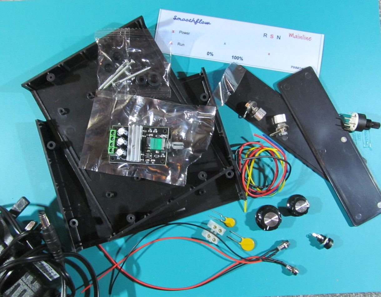 'Mainline' PWM Controller Kit. Super Control for all Gauge Model Trains. Build it yourself.