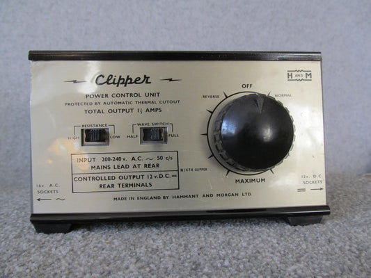 Hammant and Morgan Clipper. Single Track Controller. Nice Condition.