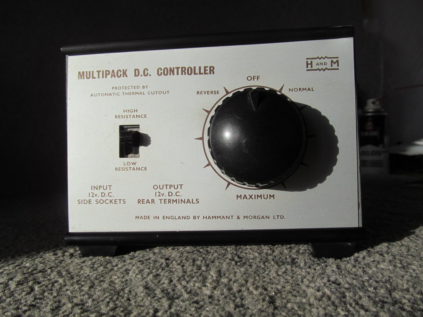 Hammant and Morgan DC Controller. Used. Average Condition.