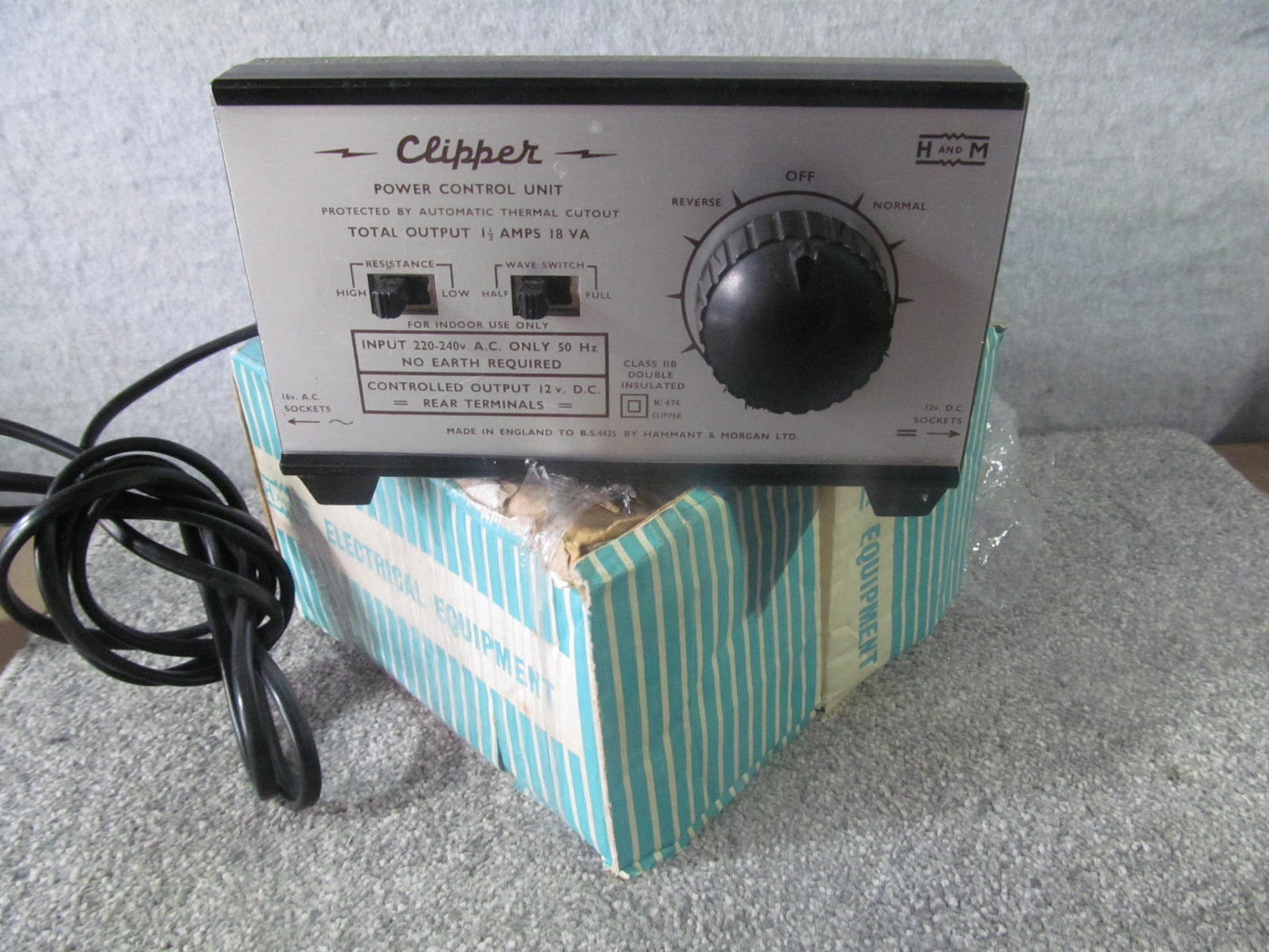 Hammant and Morgan Clipper. Single Track Controller. Quite Tidy Condition