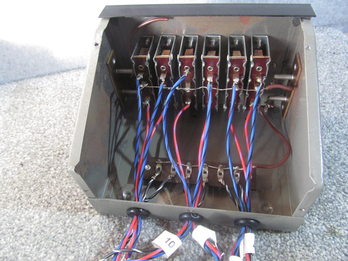 Hammant and Morgan Flash Switch Console. Soldered