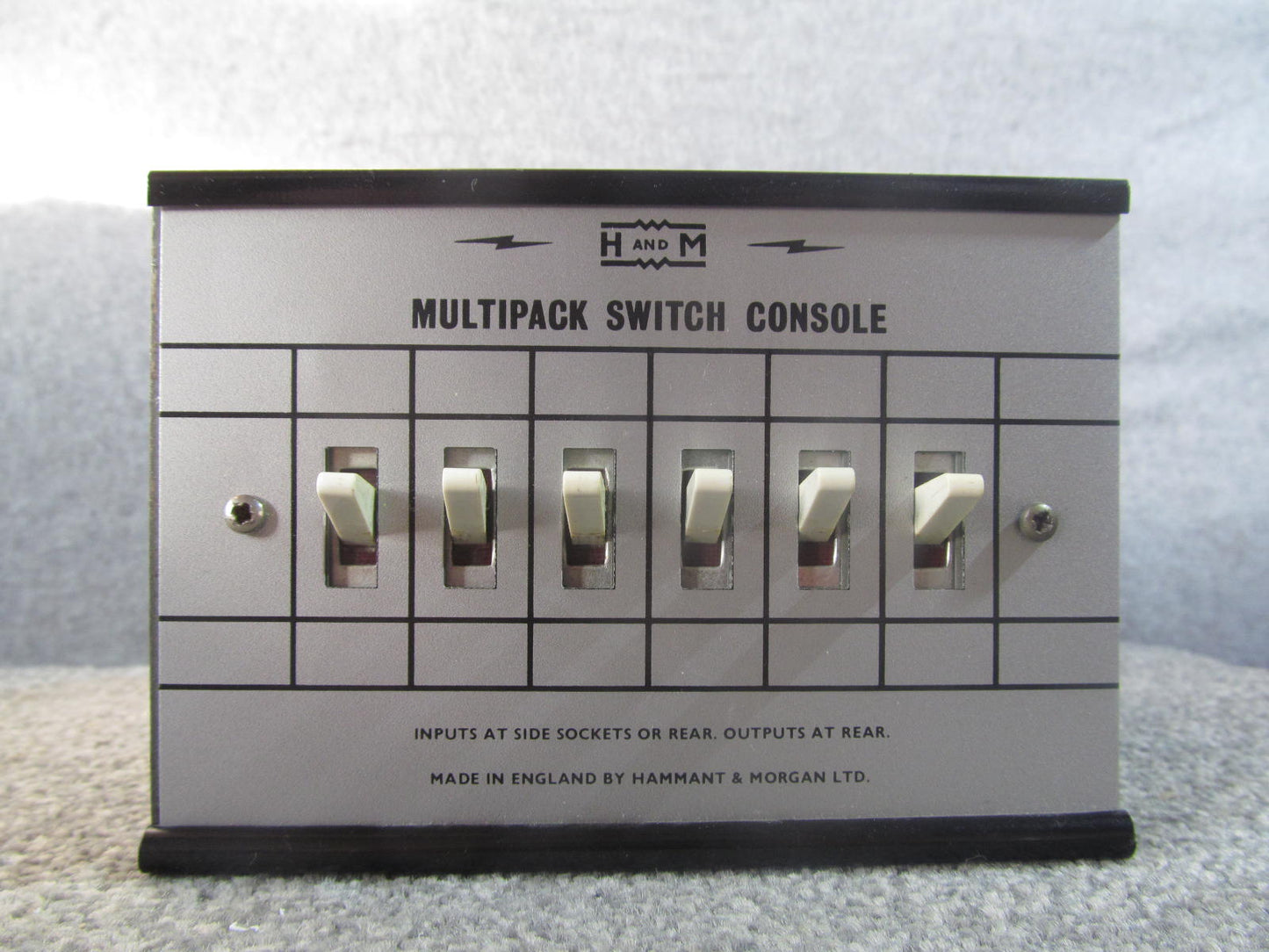 Hammant and Morgan Flash Switch Console. Soldered