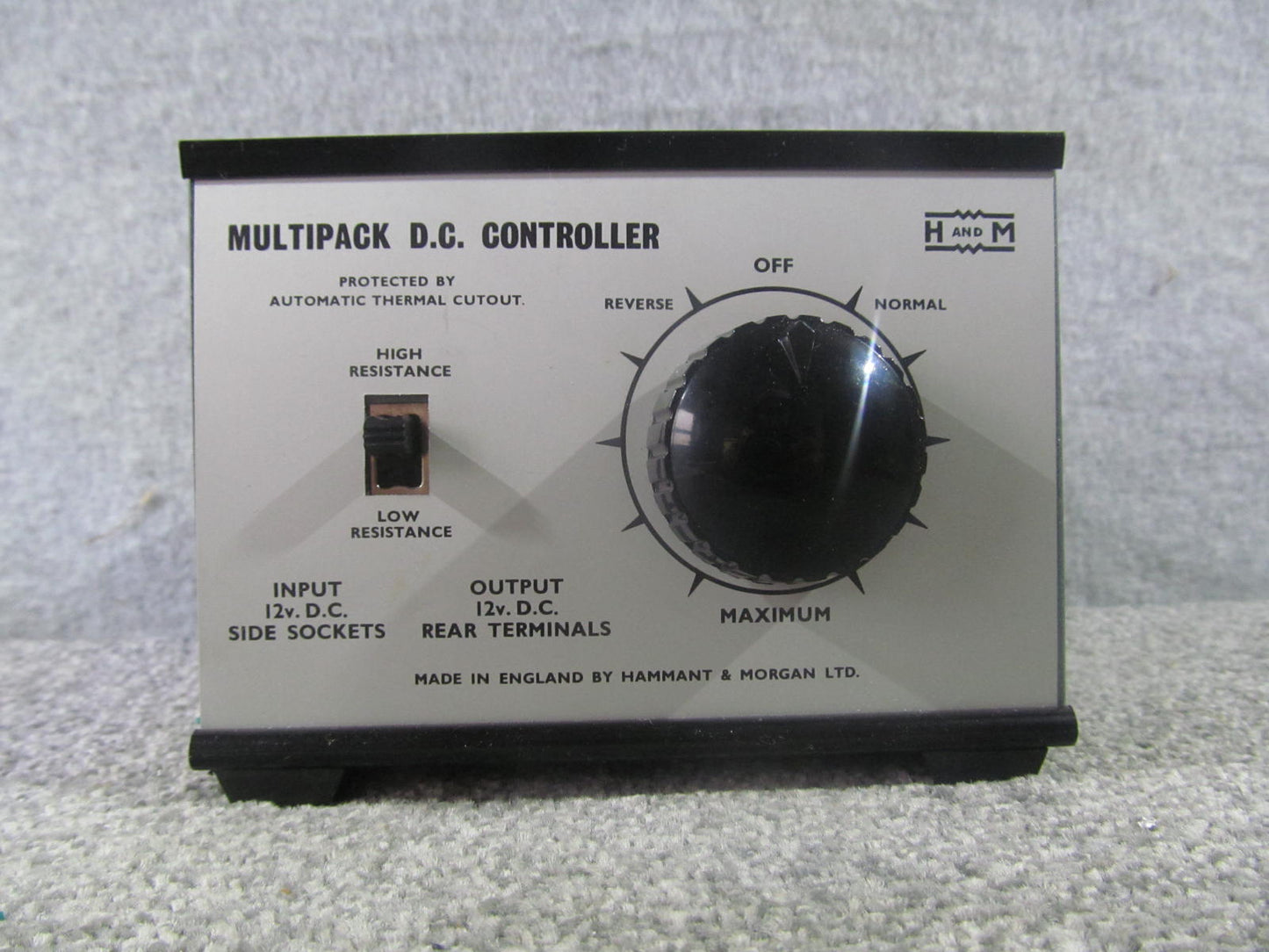 Hammant and Morgan  DC Controller. Multipack. No Signs of Use.
