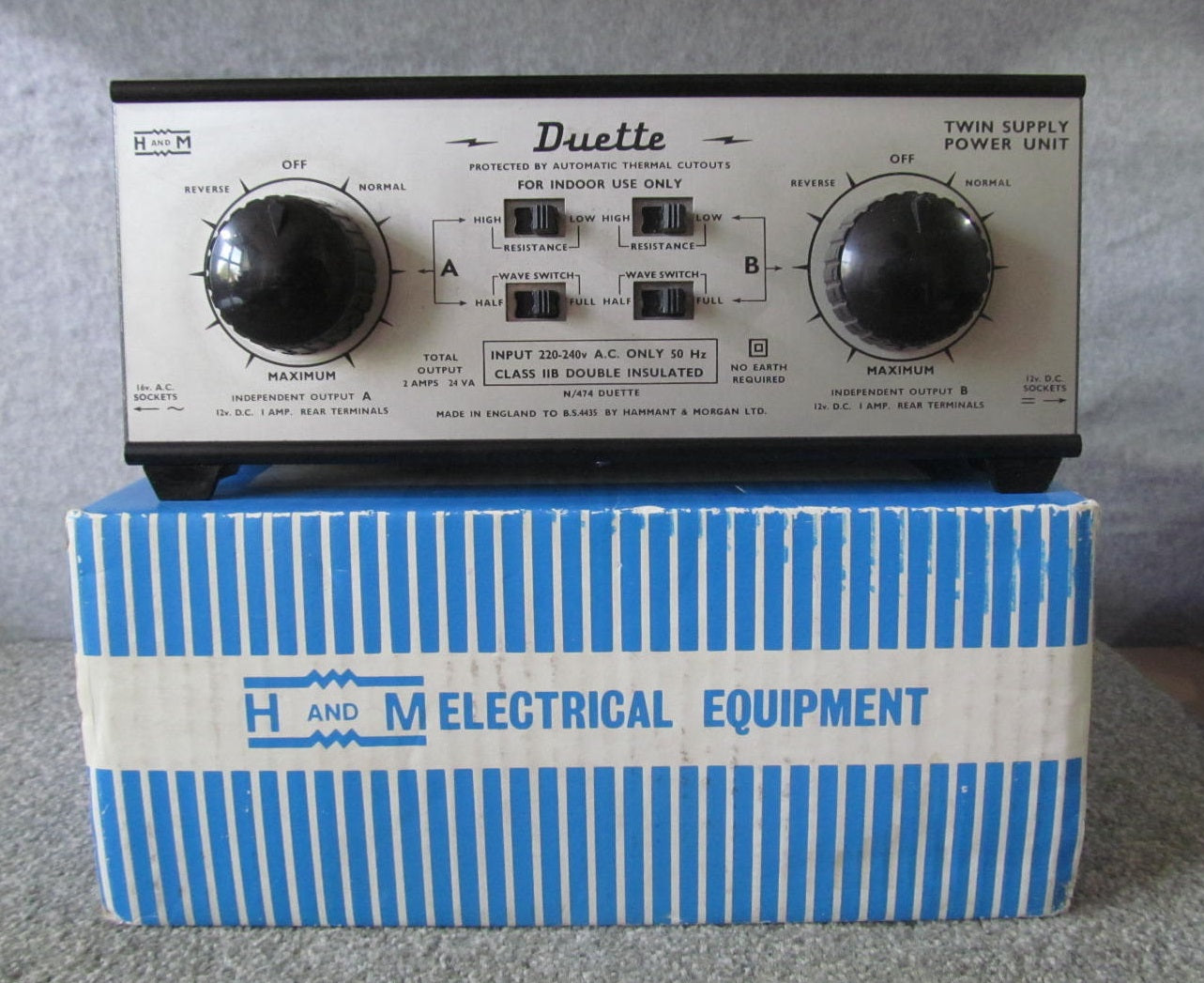 Hammant and Morgan Duette Shop . A Wide Selection Fully Tested