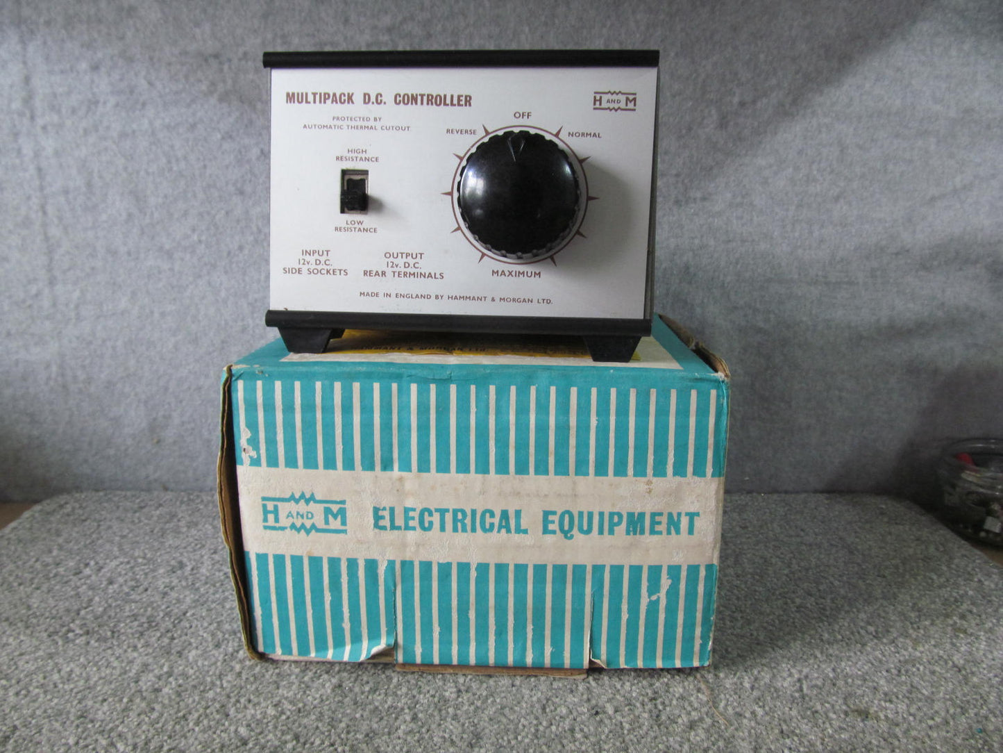 Hammant and Morgan  DC Controller.Pre-owned in Lovely Condition. Boxed.