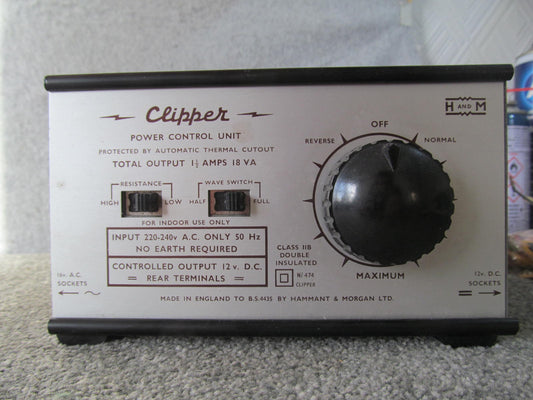 Hammant and Morgan Clipper. Single track controller. Pre-owned, In Fair Condition