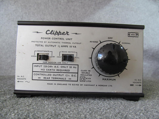 Hammant and Morgan Clipper. Single Track Controller. Pre-owned in Nice Condition