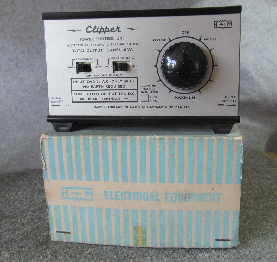 Hammant and Morgan Clipper. Single Track Controller. Pre-owned but in Factory Fresh Condition.