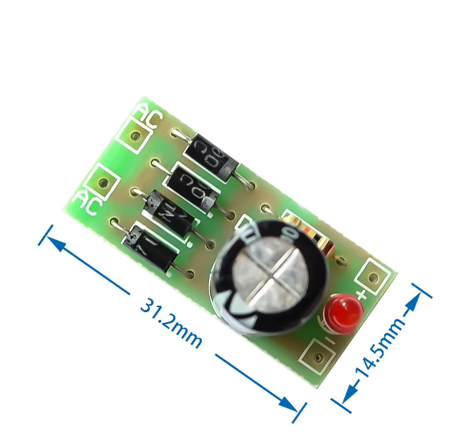Rectifier module. low voltage, 1A assembled.