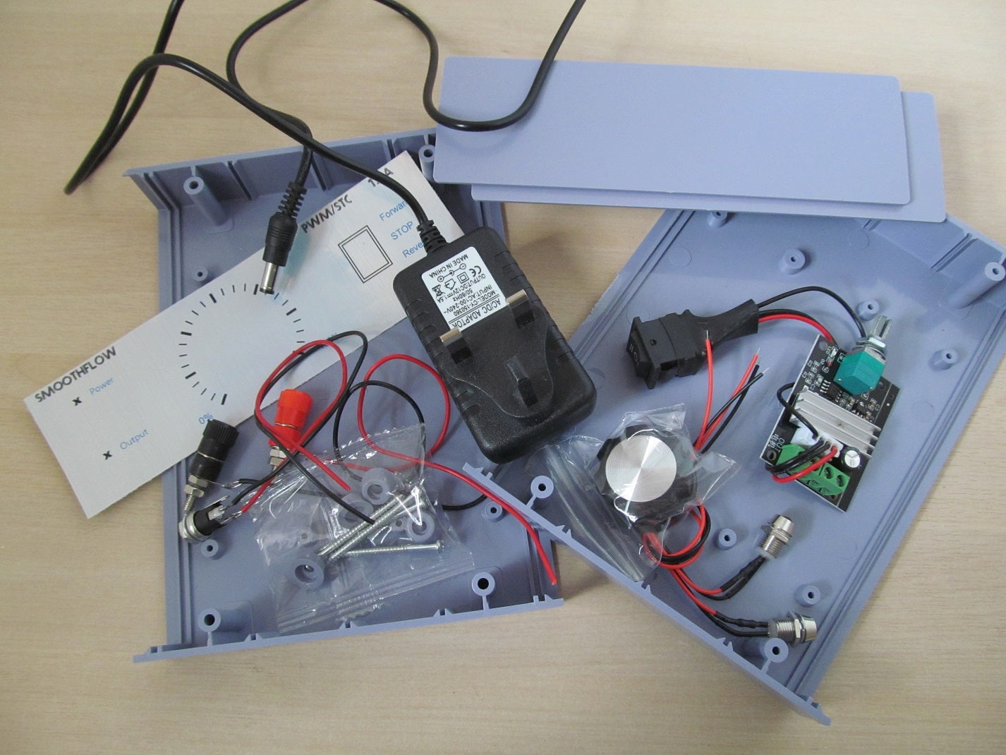 Smoothflow PWM Speed Control Kit. Model 1 - REALLY SIMPLE - No Soldering Required