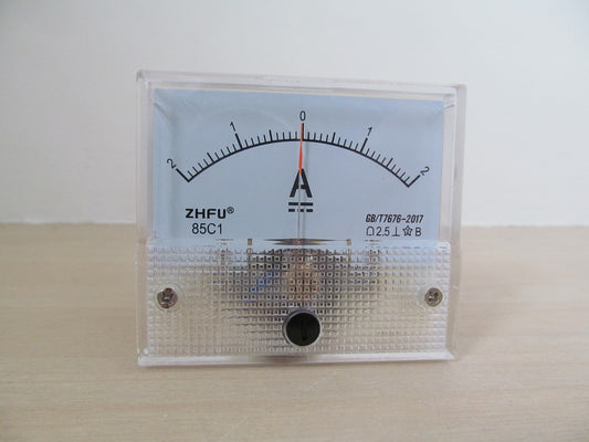 Ammeter Analogue . 2A Range: Bi-directional