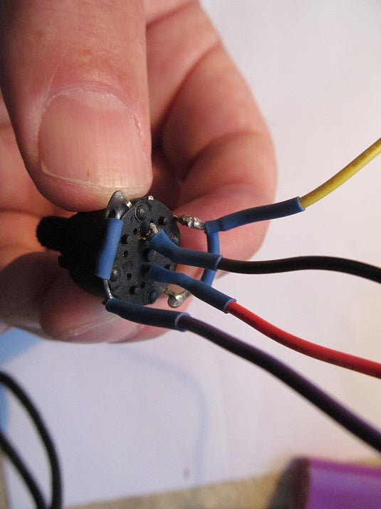 Rotary Switch, (Polarity Reversing) Pre-soldered.