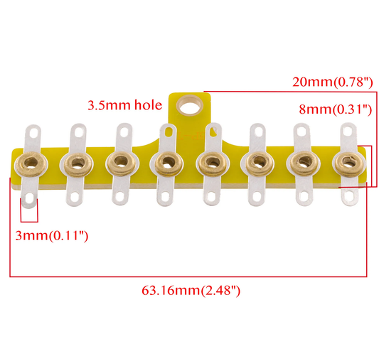 Tag Strip Solder 8-way