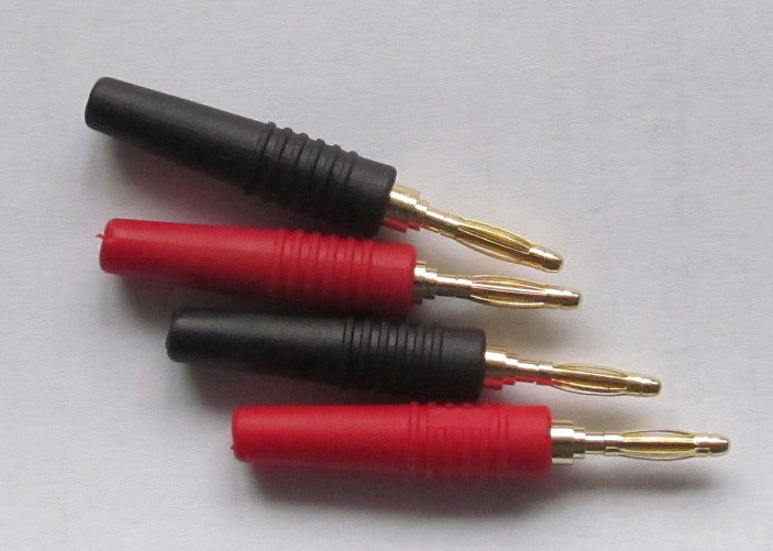 2mm Banana Plugs Two pair pack